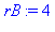 (Typesetting:-mprintslash)([rB := 4], [4])